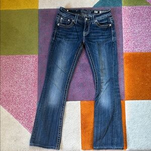 Miss Me Dark Blue Boot Cut Jeans